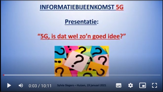 Deelname aan 5G-informatiebijeenkomst voor burgers